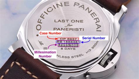 Panerai serial numbers uk